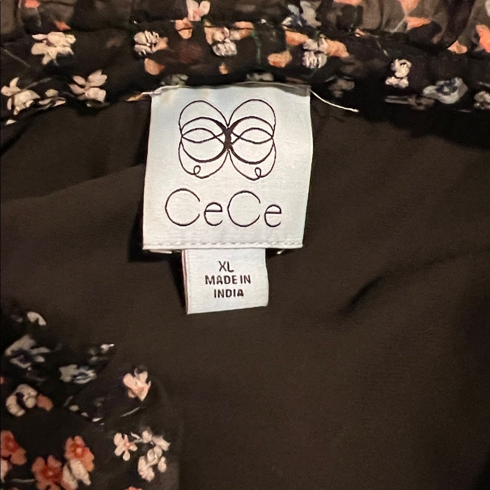 NWOT CeCe Clip-Dot Baby Doll Dress - Picture 9 of 9